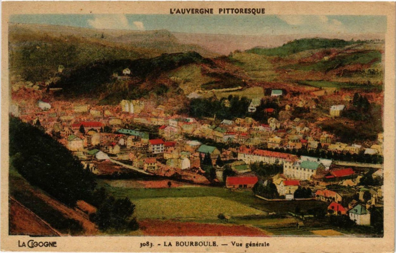 Carte postale ancienne La Bourboule Vue generale à La Bourboule