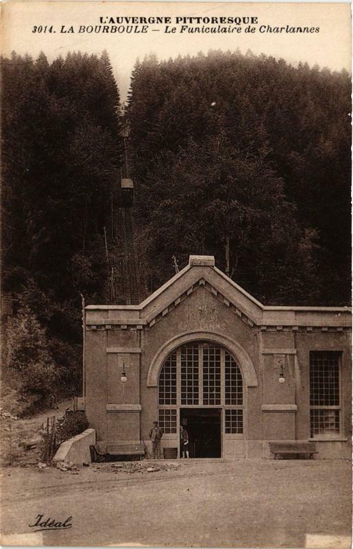 Carte postale ancienne La Bourboule Le Funiculaire de Charlannes à La Bourboule