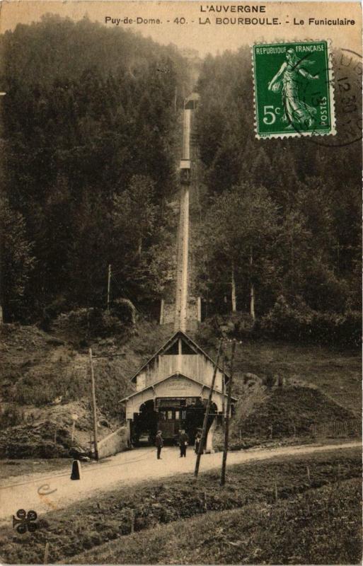 Carte postale ancienne La Bourboule Le Funiculaire à La Bourboule