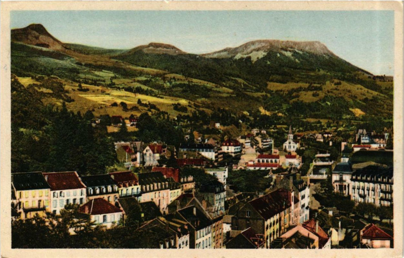 Carte postale ancienne La Bourboule Vue generale à La Bourboule
