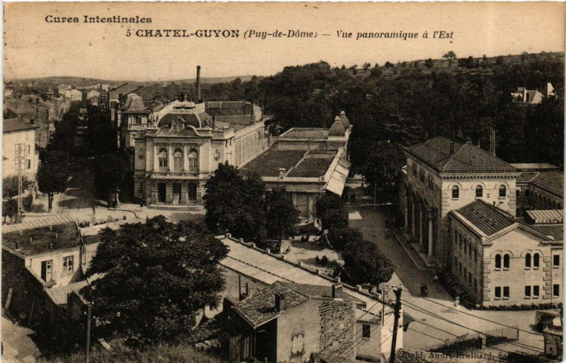 Carte postale ancienne Chatel-Guyon Vue panoramique a l'Est