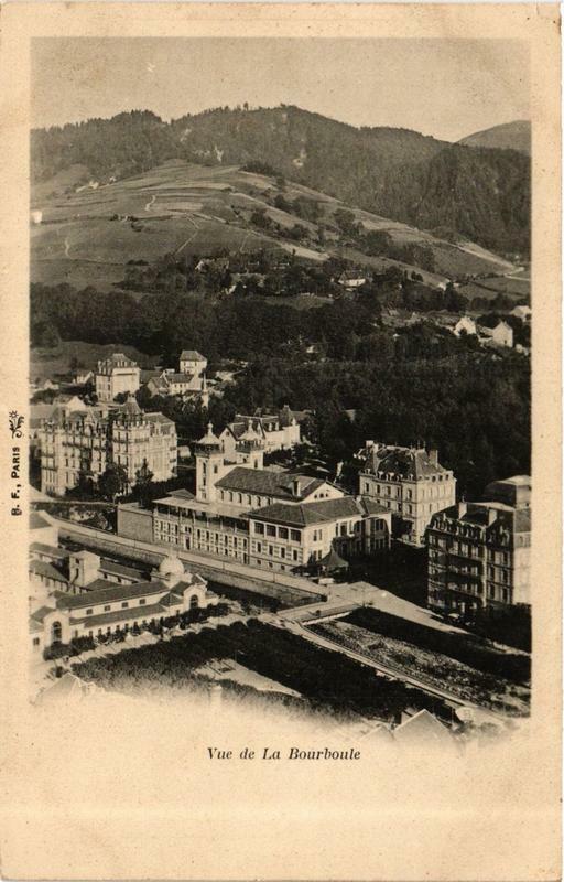 Carte postale ancienne Vue de La Bourboule à La Bourboule