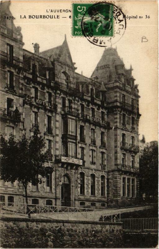 Carte postale ancienne La Bourboule Hopital à La Bourboule
