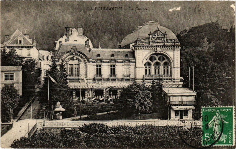 Carte postale ancienne La Bourboule Le Casino à La Bourboule