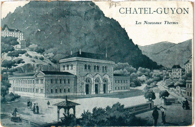 Carte postale ancienne Chatel-Guyon Les Nouveaux Thermes