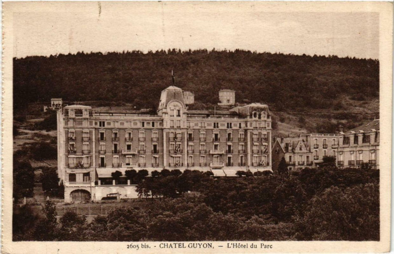Carte postale Chatel-Guyon, Le Tennis du Parc