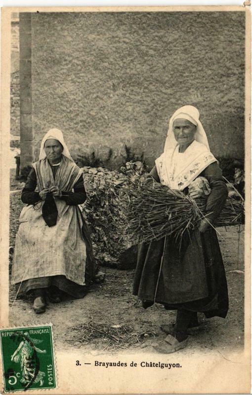 Carte postale ancienne Chatel-Guyon Brayaudes