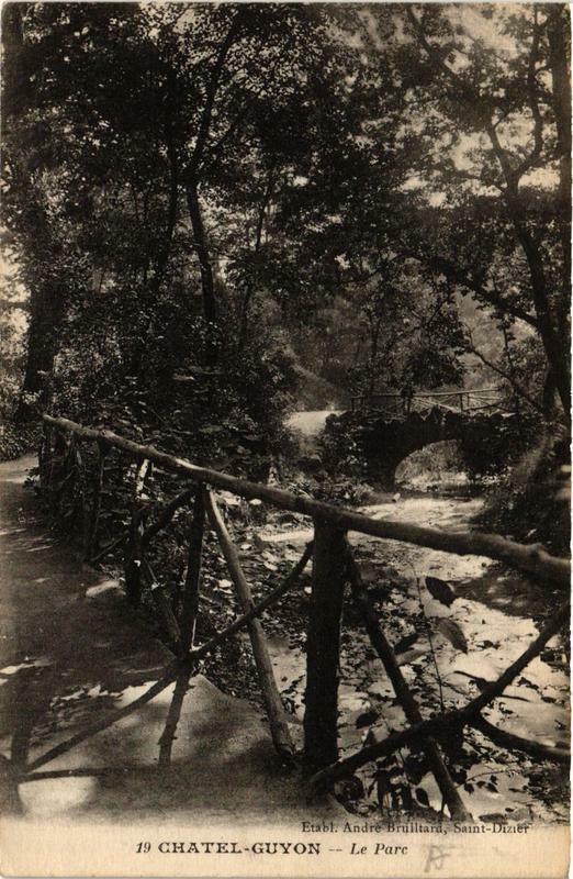 Carte postale ancienne Chatel-Guyon Le Parc