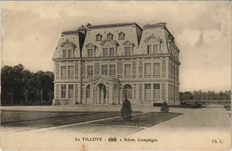 Carte postale ancienne La Tilloye Le Chateau à Y