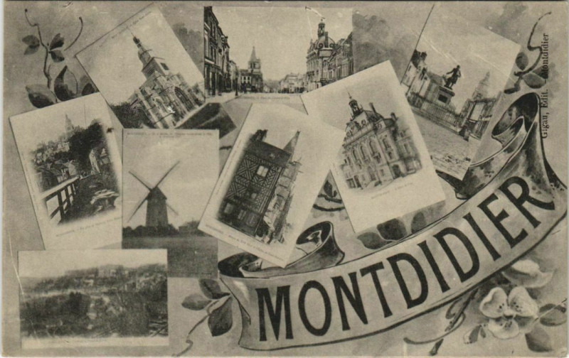Carte postale ancienne Montdidier à Montdidier