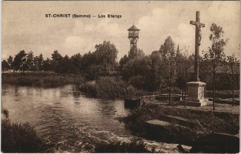 Carte postale ancienne Saint-Christ Les Etangs