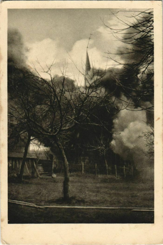 Carte postale ancienne Guerre Guillemont Kirche der Sprengung à Guillemont