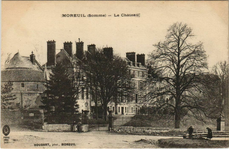 Carte postale ancienne Moreuil Le Chateau à Moreuil