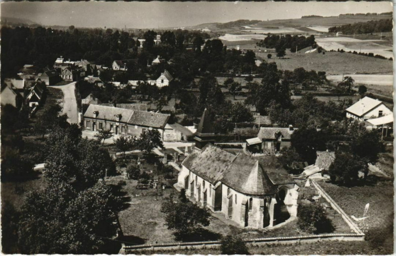 Carte postale ancienne Oust Eglise
