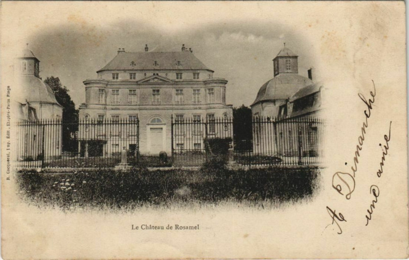 Carte postale ancienne Chateau de Rosamel