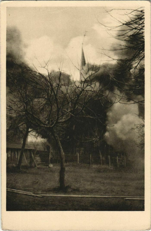 Carte postale ancienne Guerre Guillemont Kirche der Sprengung à Guillemont