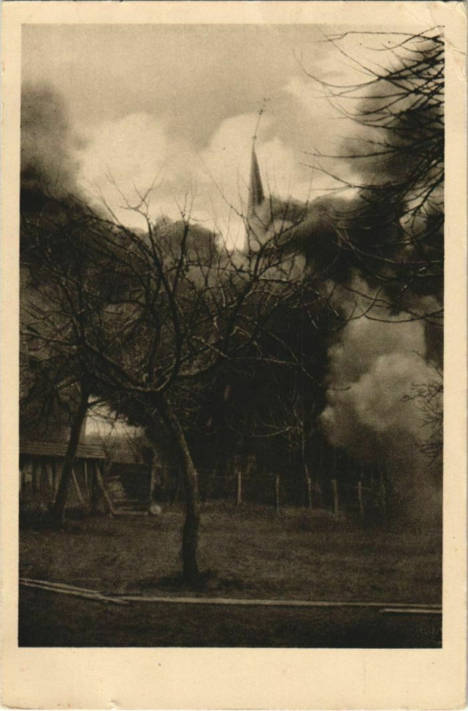 Carte postale ancienne Guerre Guillemont Kirche der Sprengung à Guillemont