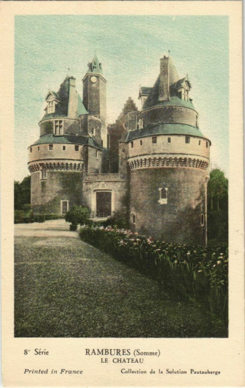 Carte postale ancienne Rambures Le Chateau à Rambures