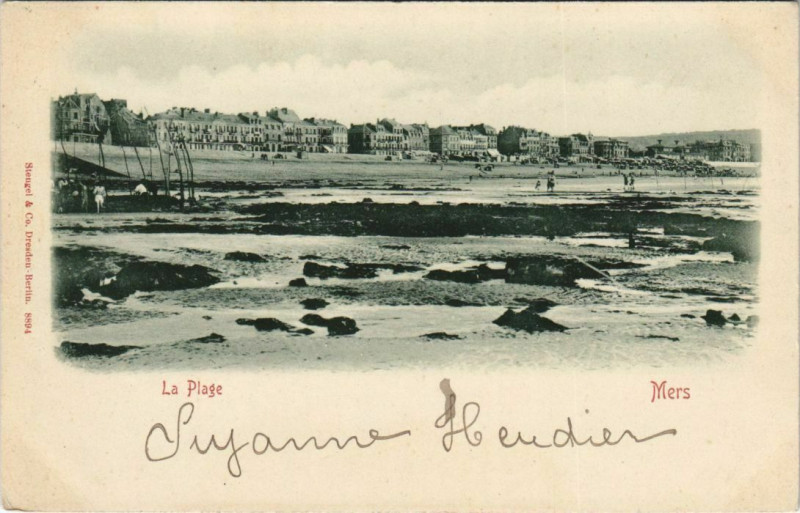 Carte postale ancienne Mers-les-Bains la Plage à Mers-les-Bains
