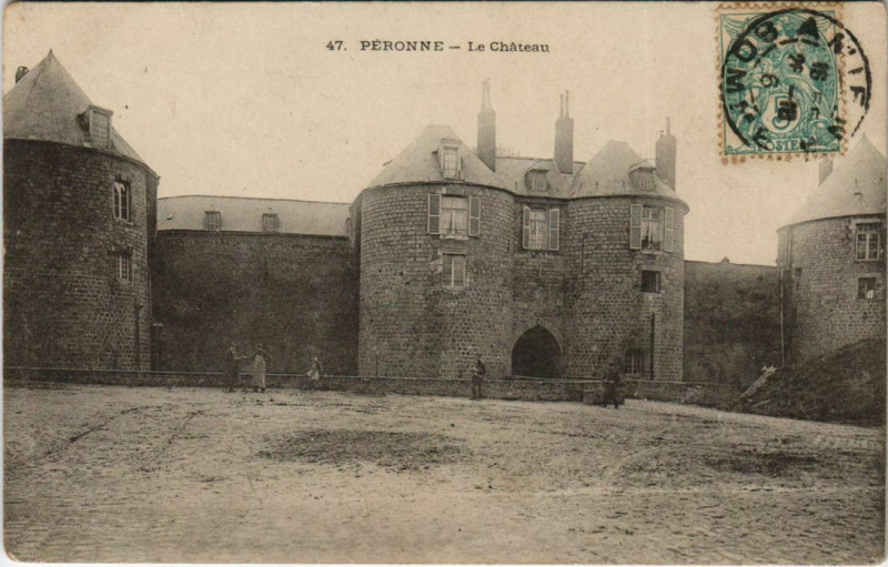 Carte postale ancienne Peronne Le Chateau