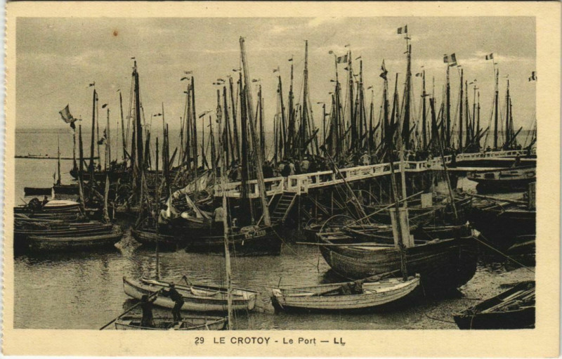Carte postale ancienne Le Crotoy le Port au Crotoy