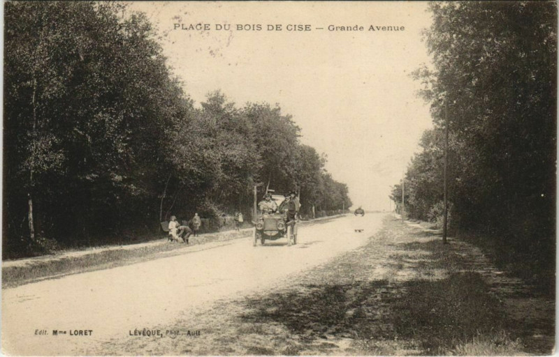 Carte postale ancienne Bois-de-Cise Grande Avenue