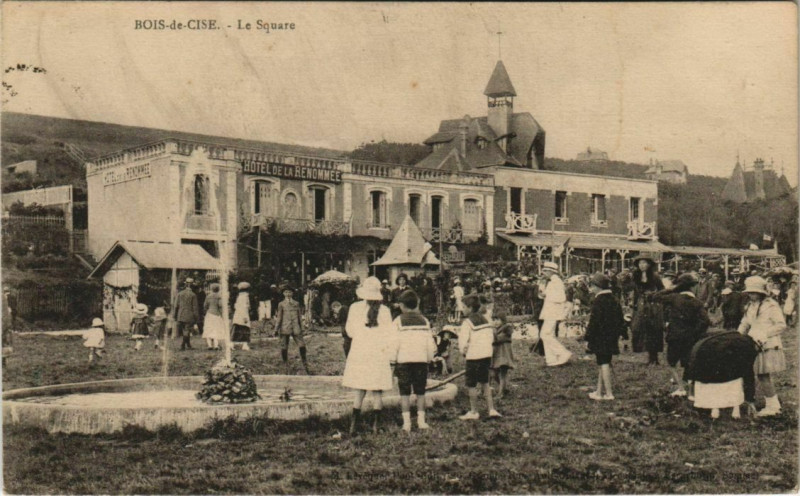 Carte postale ancienne Bois-de-Cise Le Square