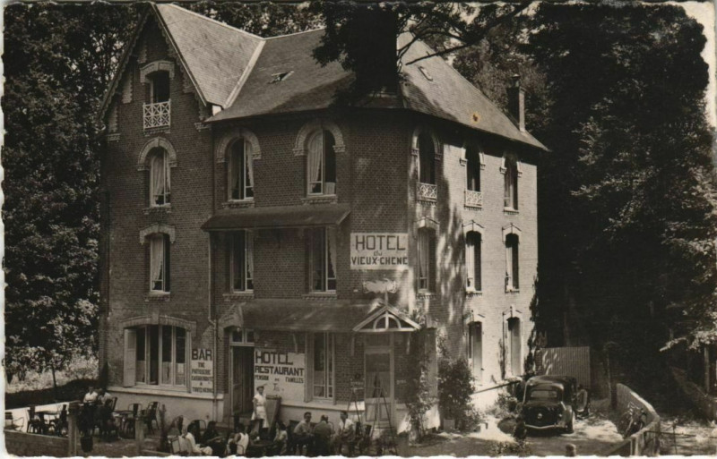 Carte postale ancienne Bois-de-Cise Hotel du Vieux Chene