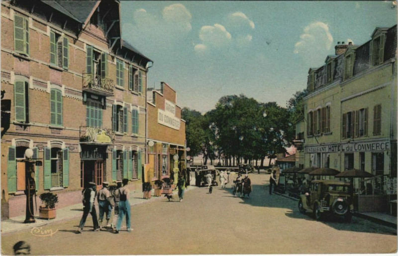 Carte postale ancienne Le Crotoy hotel du Commerce au Crotoy