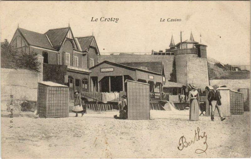 Carte postale ancienne Le Crotoy Le Casino au Crotoy