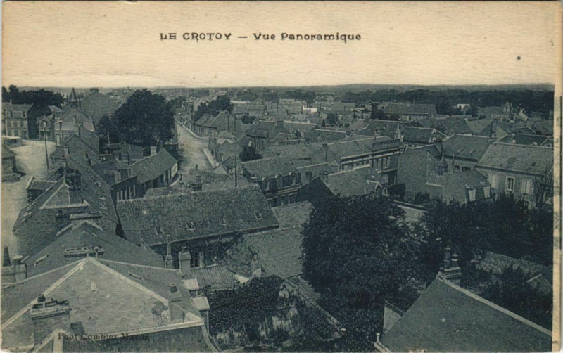Carte postale ancienne Le Crotoy vue panoramique au Crotoy