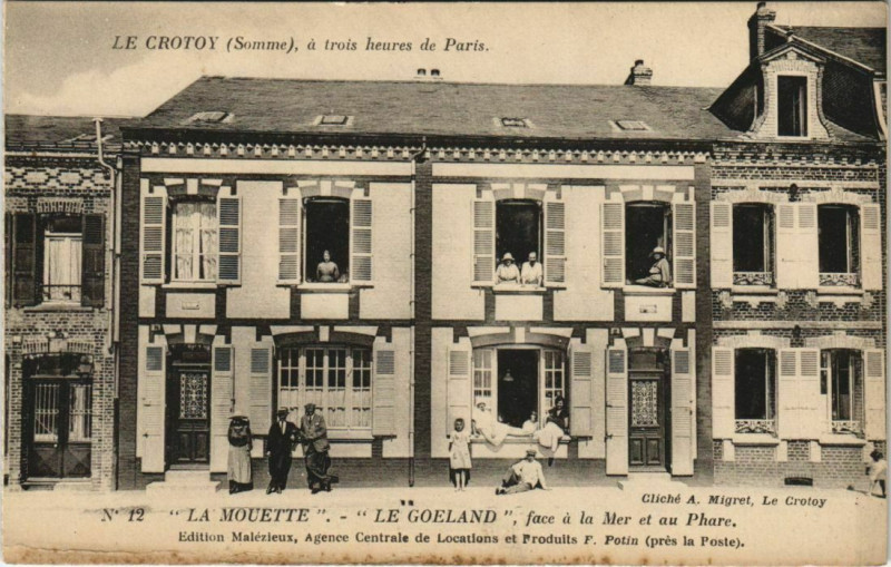 Carte postale ancienne Le Crotoy La Mouette Le Goeland au Crotoy