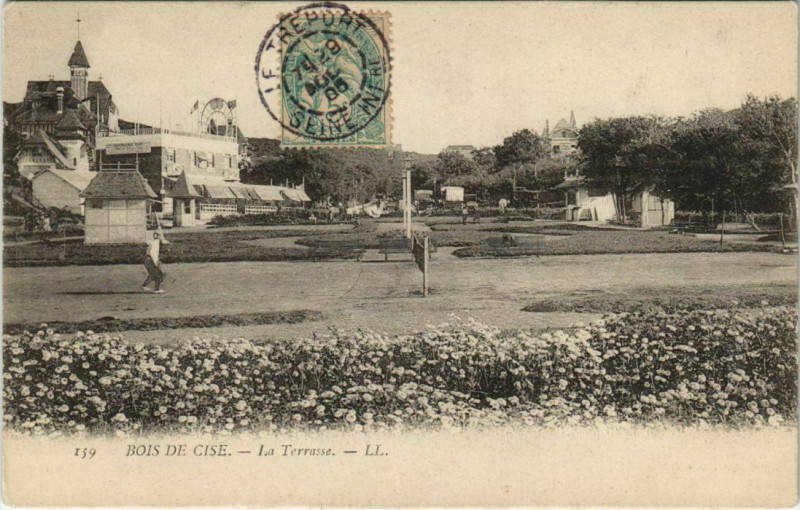 Carte postale ancienne Bois-de-Cise La Terrasse