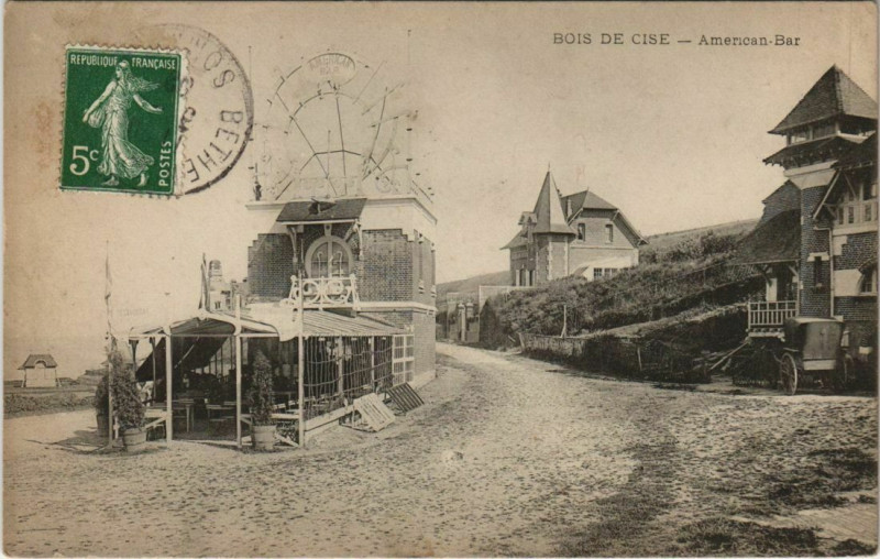 Carte postale ancienne Bois-de-Cise American Bar
