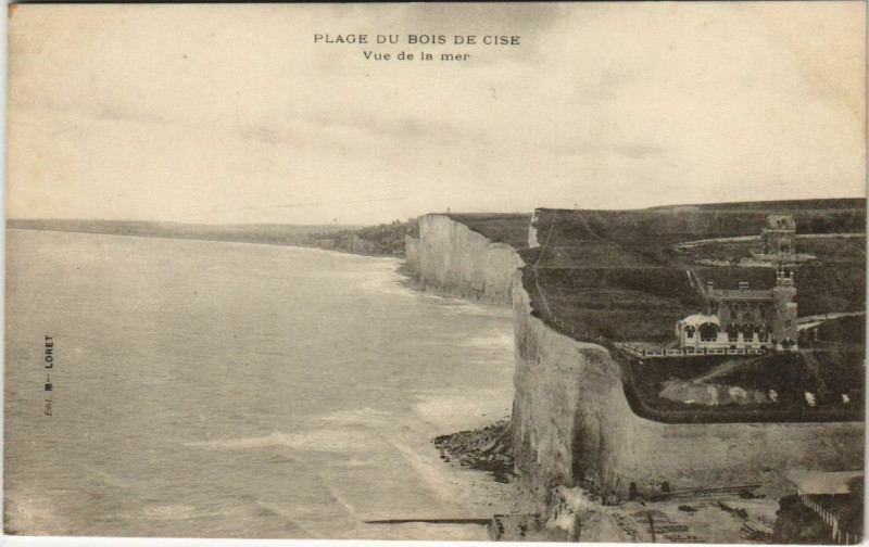 Carte postale ancienne Bois-de-Cise Vue de la mer