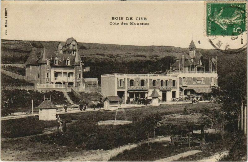 Carte postale ancienne Bois-de-Cise Cote des Mouettes