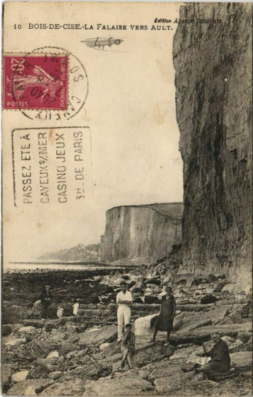 Carte postale ancienne Bois-de-Cise La Falaise