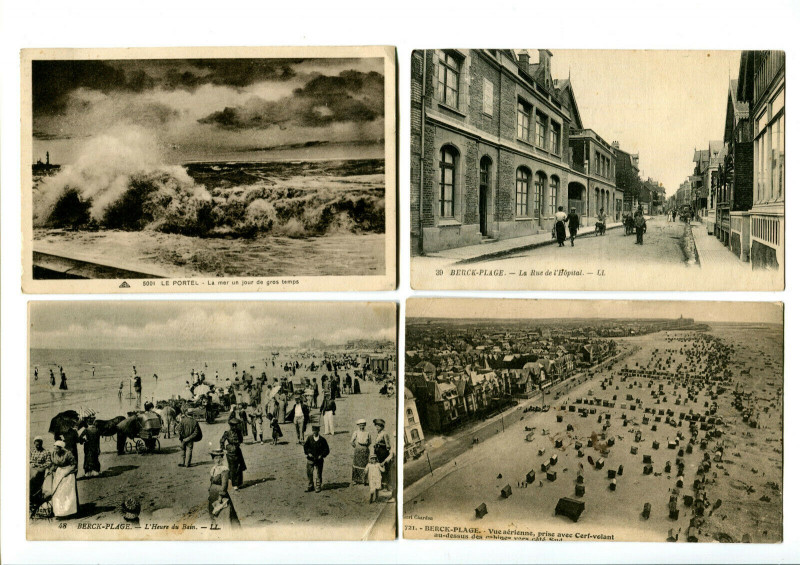 Carte postale ancienne Pas-de-Calais Lot de 10 cartes à Calais