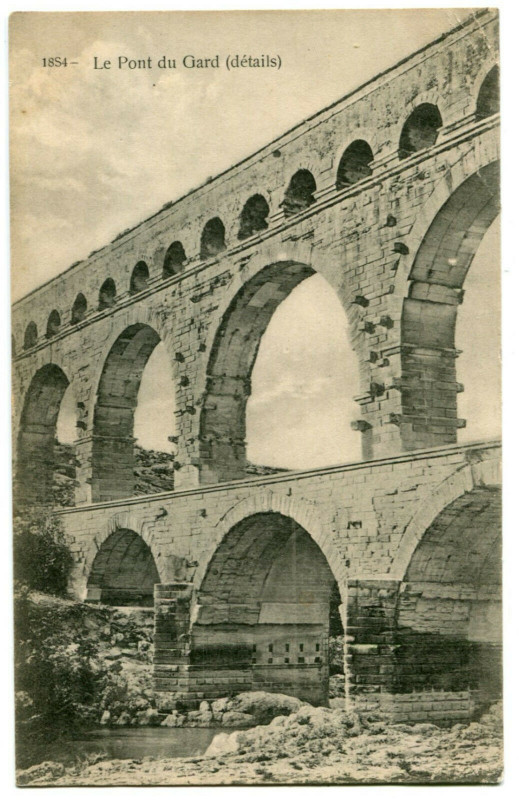 Carte postale ancienne Gard Le Pont du Gard