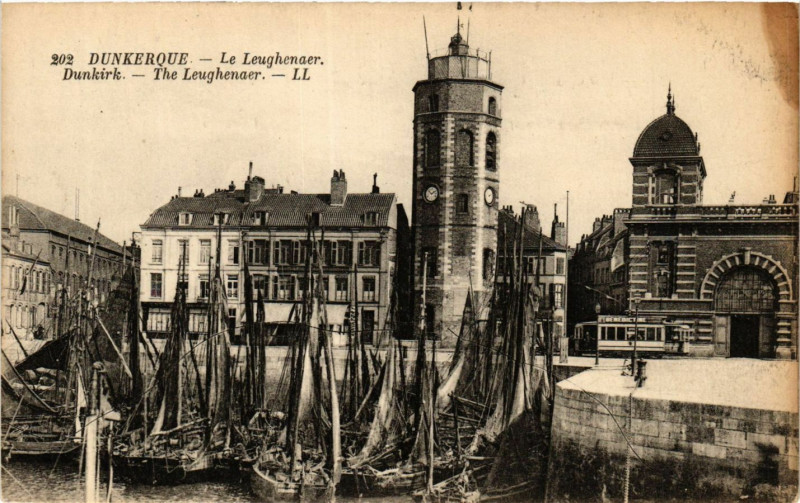Carte postale ancienne Dunkerque-Le Leughenaer à Dunkerque