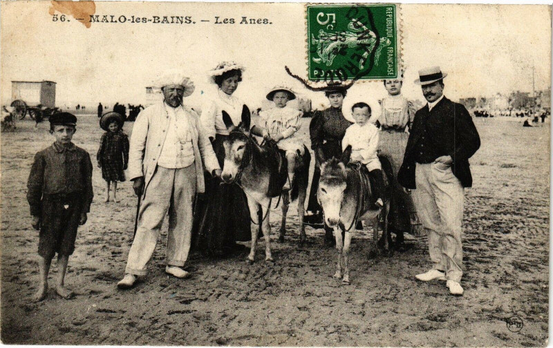 Carte postale ancienne Malo-les-Bains. - La Anes