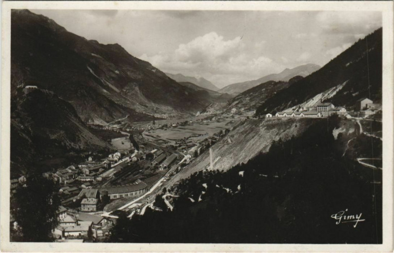 Carte postale ancienne Modane Modene-Gare - Le Replat et le Replaton à Modane