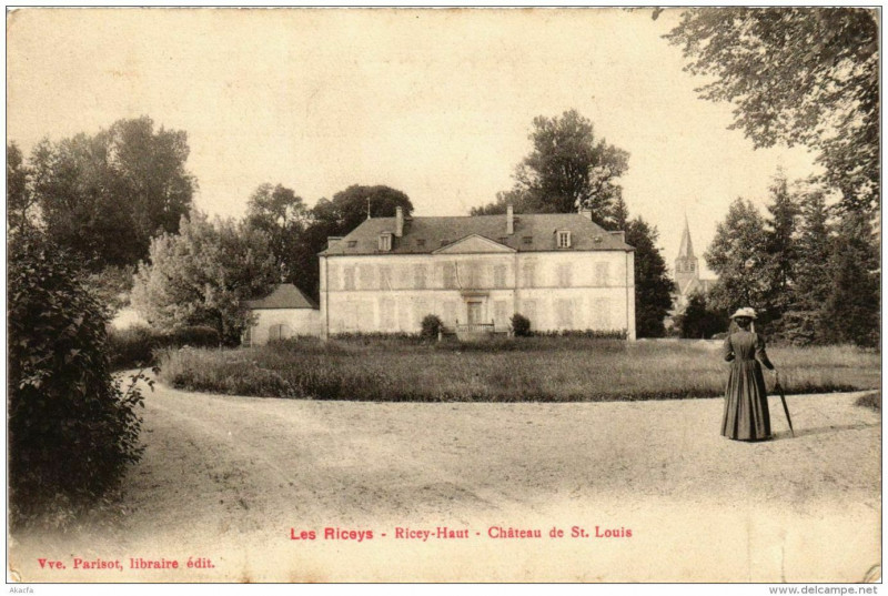 Carte postale ancienne Les Riceys Chateau de Saint-Louis aux Riceys