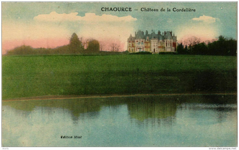 Carte postale ancienne Chaource Chateau de la Cordeliere à Chaource