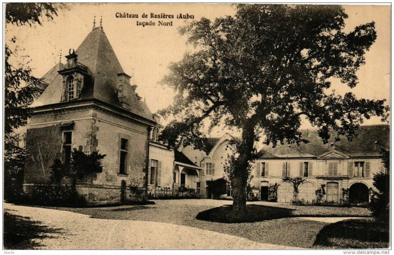 Carte postale ancienne Chateau de Rosieres Facade Nord