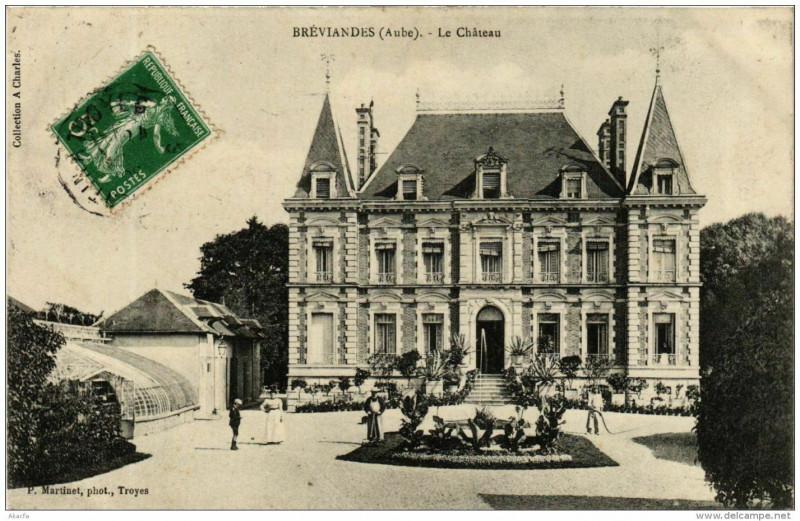Carte postale ancienne Breviandes Le Chateau