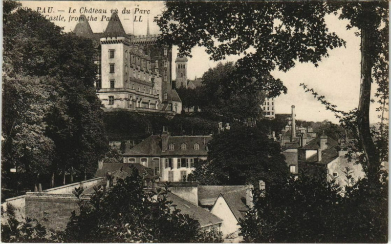 Carte postale ancienne Pau Le Chateau France à Pau