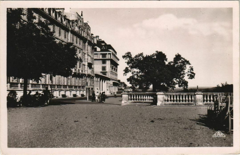 Carte postale ancienne Pau Boulevard des Pyrenees France à Pau