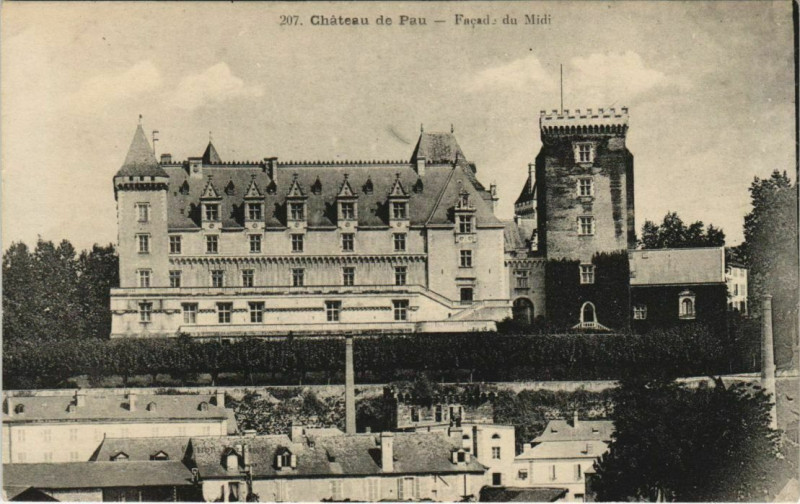 Carte postale ancienne Pau Le Chateau France à Pau