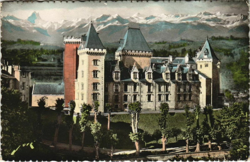 Carte postale ancienne Pau Chateau d'Henri Iv France à Pau